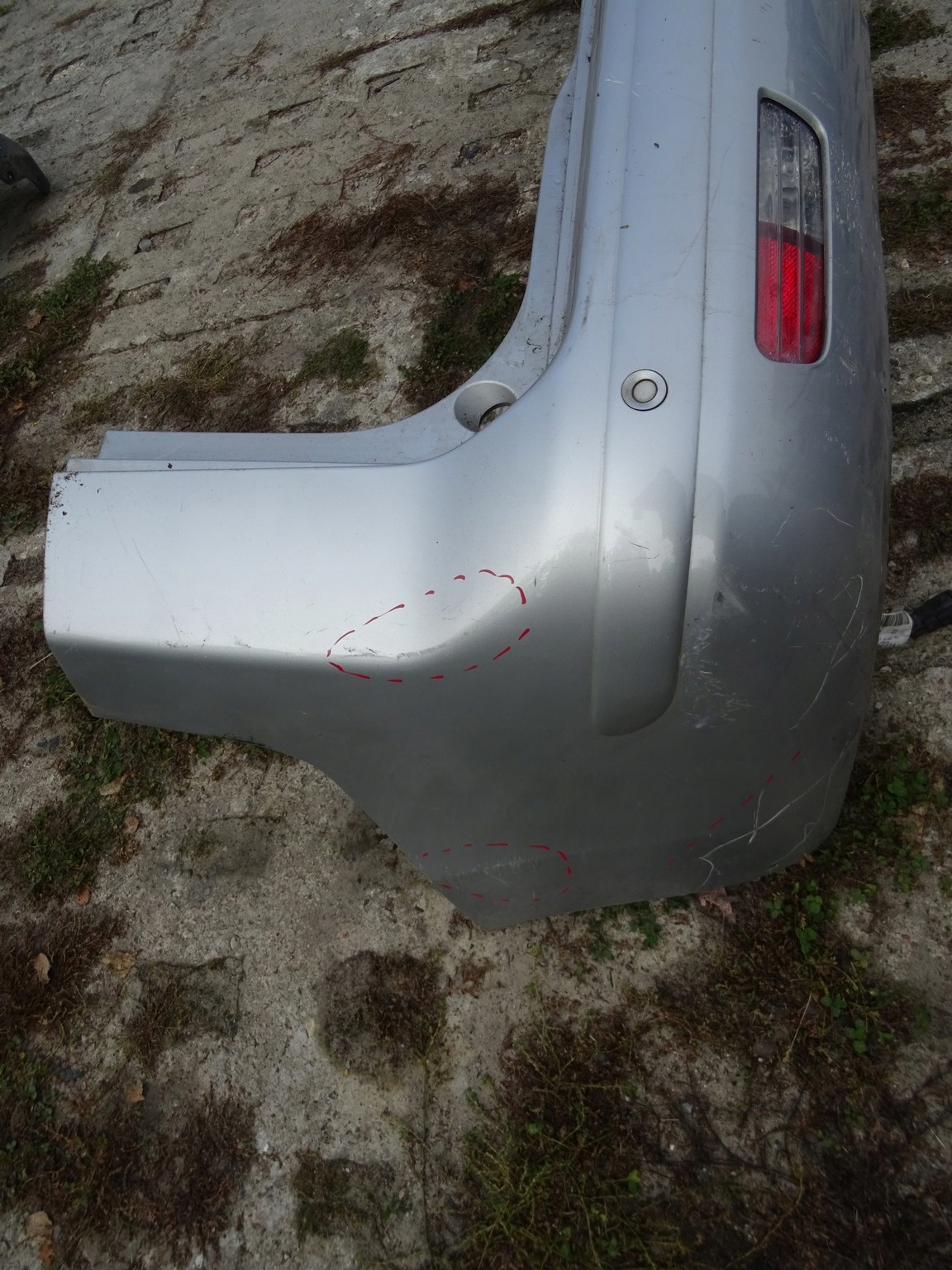 PEUGEOT 5008 bumper rear part rear PDC complete