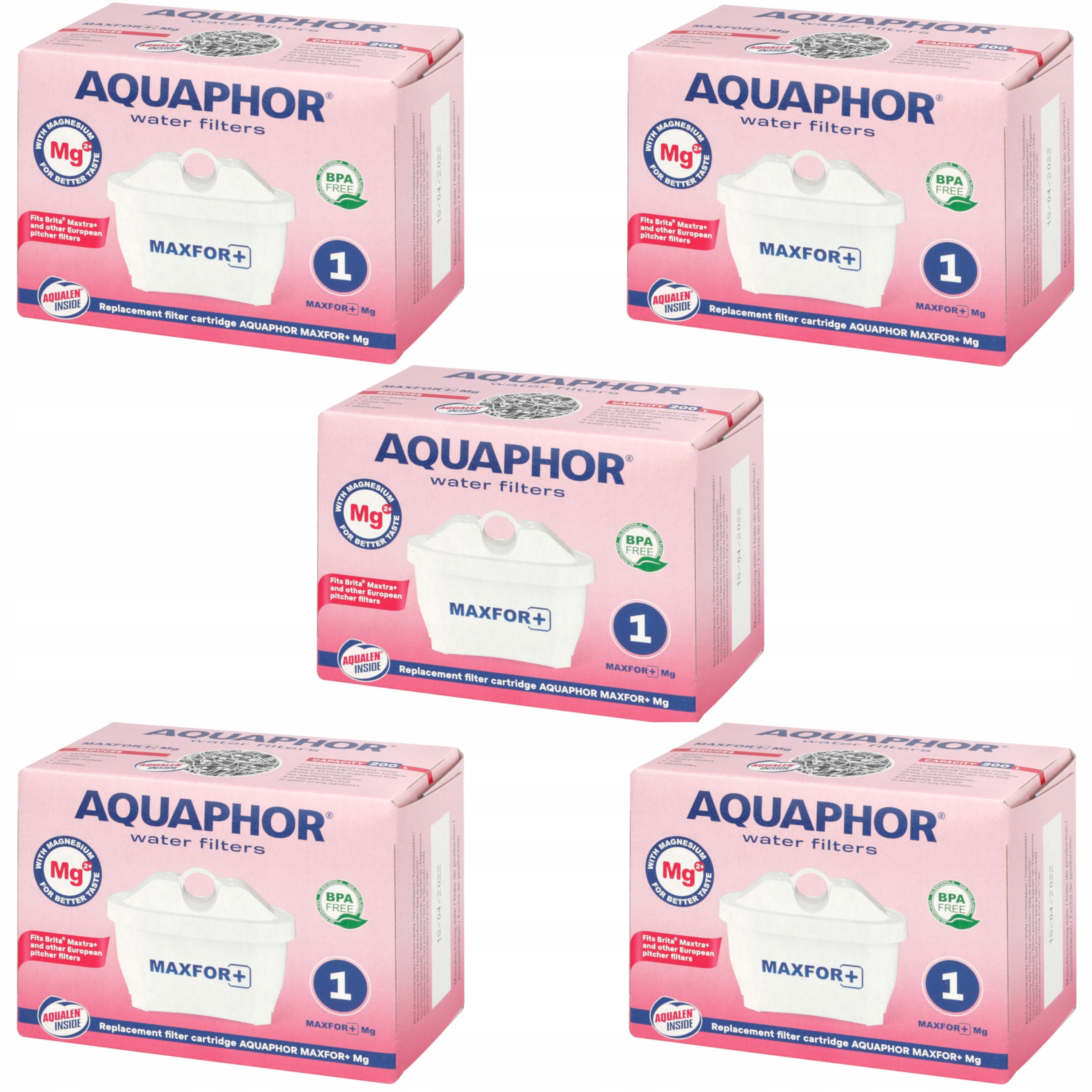 

5 x Wkład filtrujący Aquaphor B25 Maxfor Mg