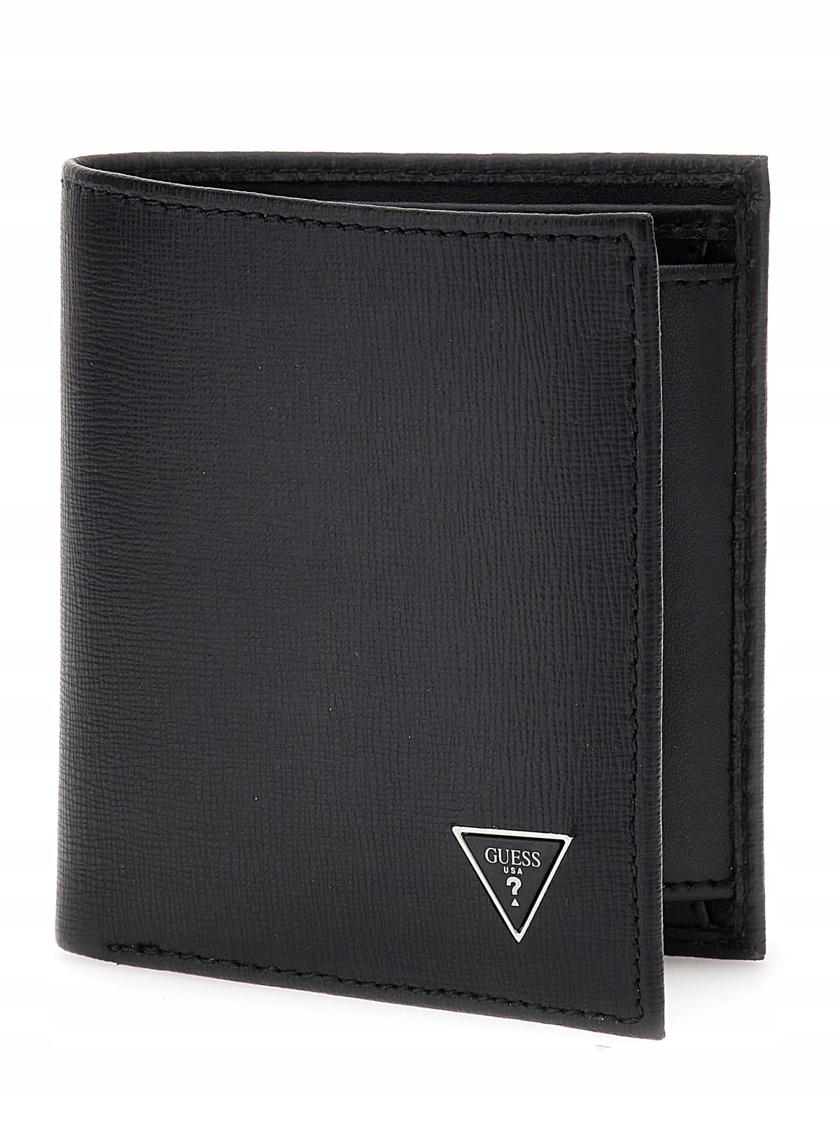 Guess pánská kožená peněženka, malá, bez zapínání, krabička jako dárek z kůže