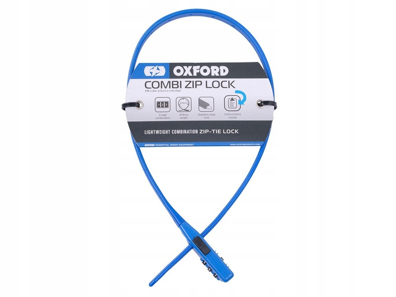Zapięcie rowerowe Oxc Combi Zip 3 OXFLK152