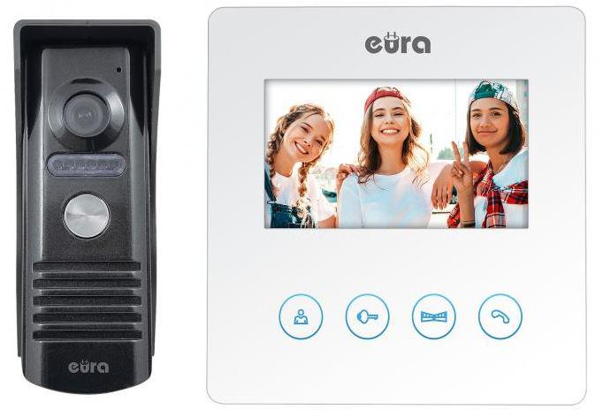 Wideodomofon Eura VDP-52A3"ATIRA" biały