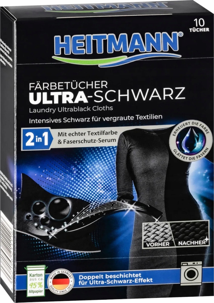 

Heitmann Chusteczki przywracające czerń