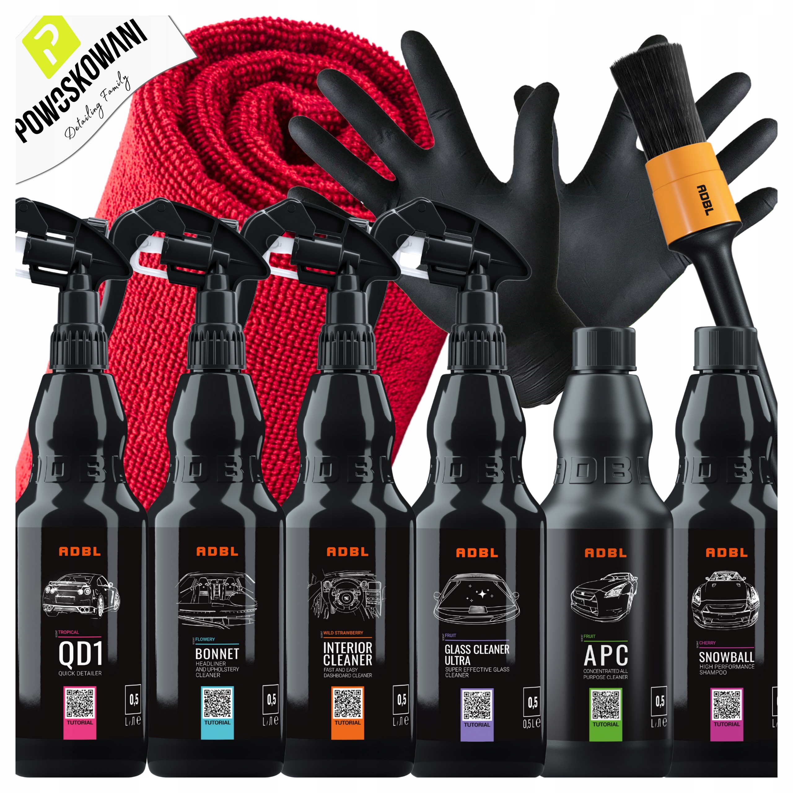 Adbl Velký Set Autokosmetiky Do Auta S Profesionálními Detaily