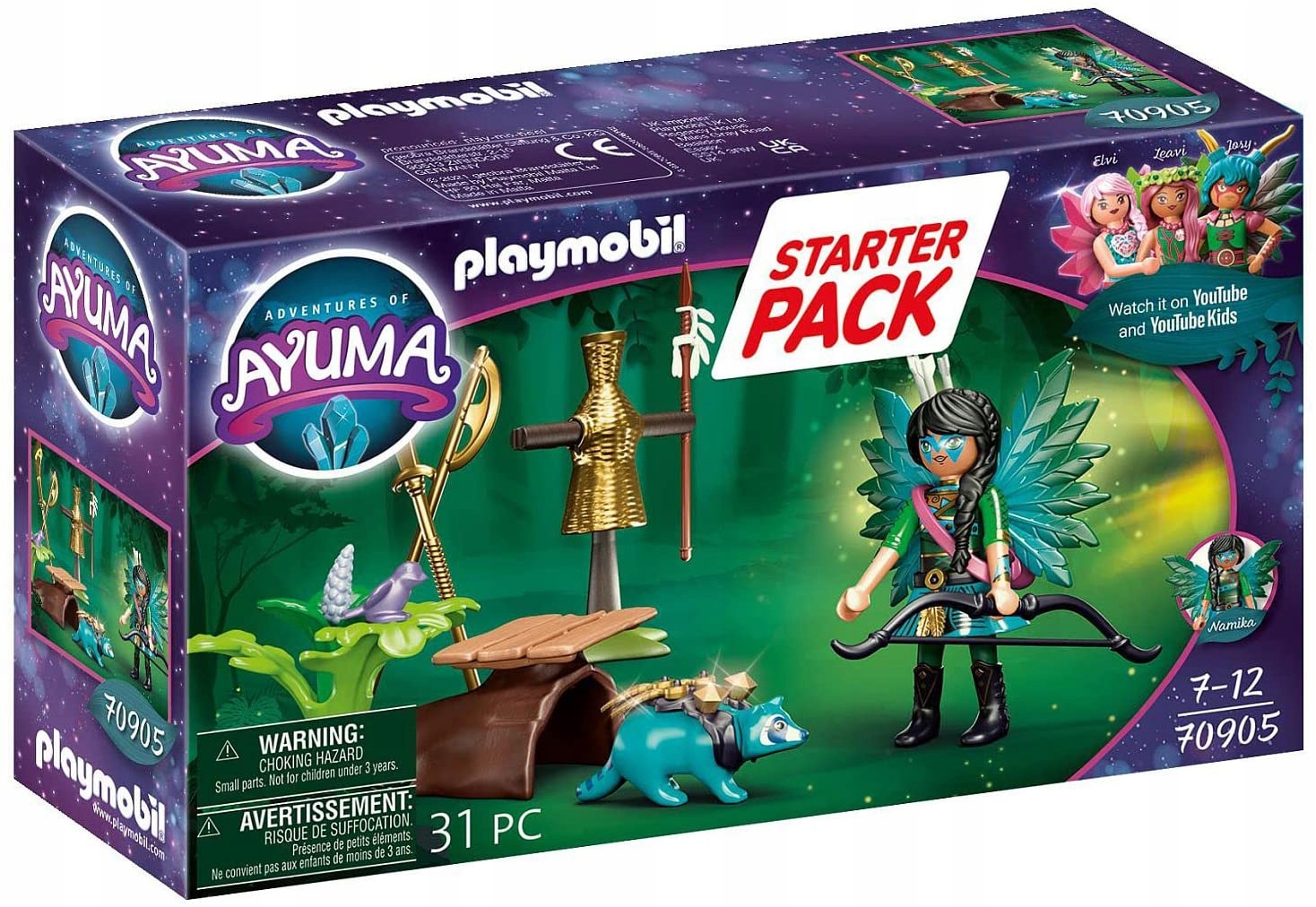 

Playmobil 70905 Ayuma Wróżka Rycerz z szopem pracz