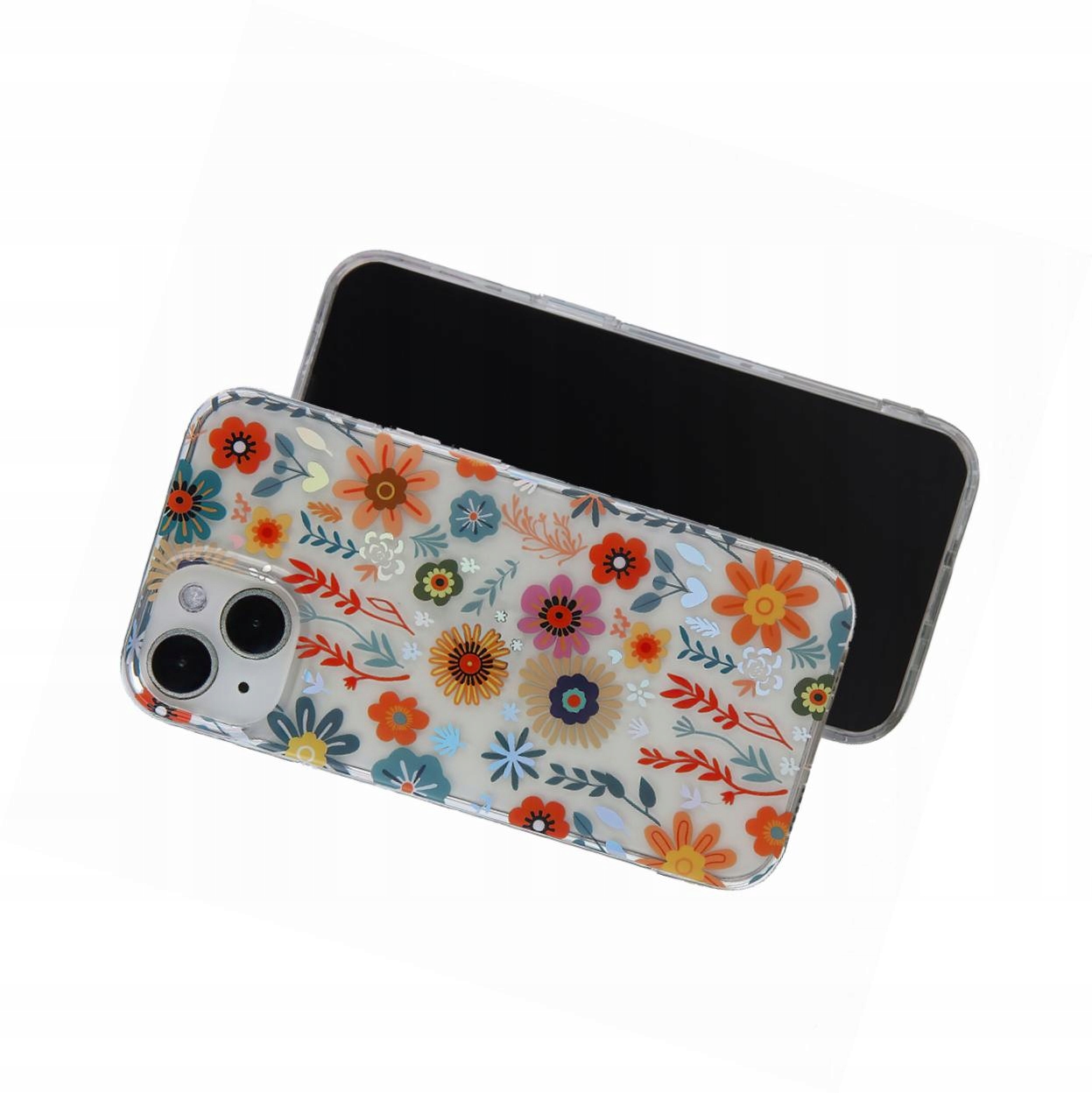 Kwiatowe etui Case na tył obudowa do iPhone 16 Plus nakładka