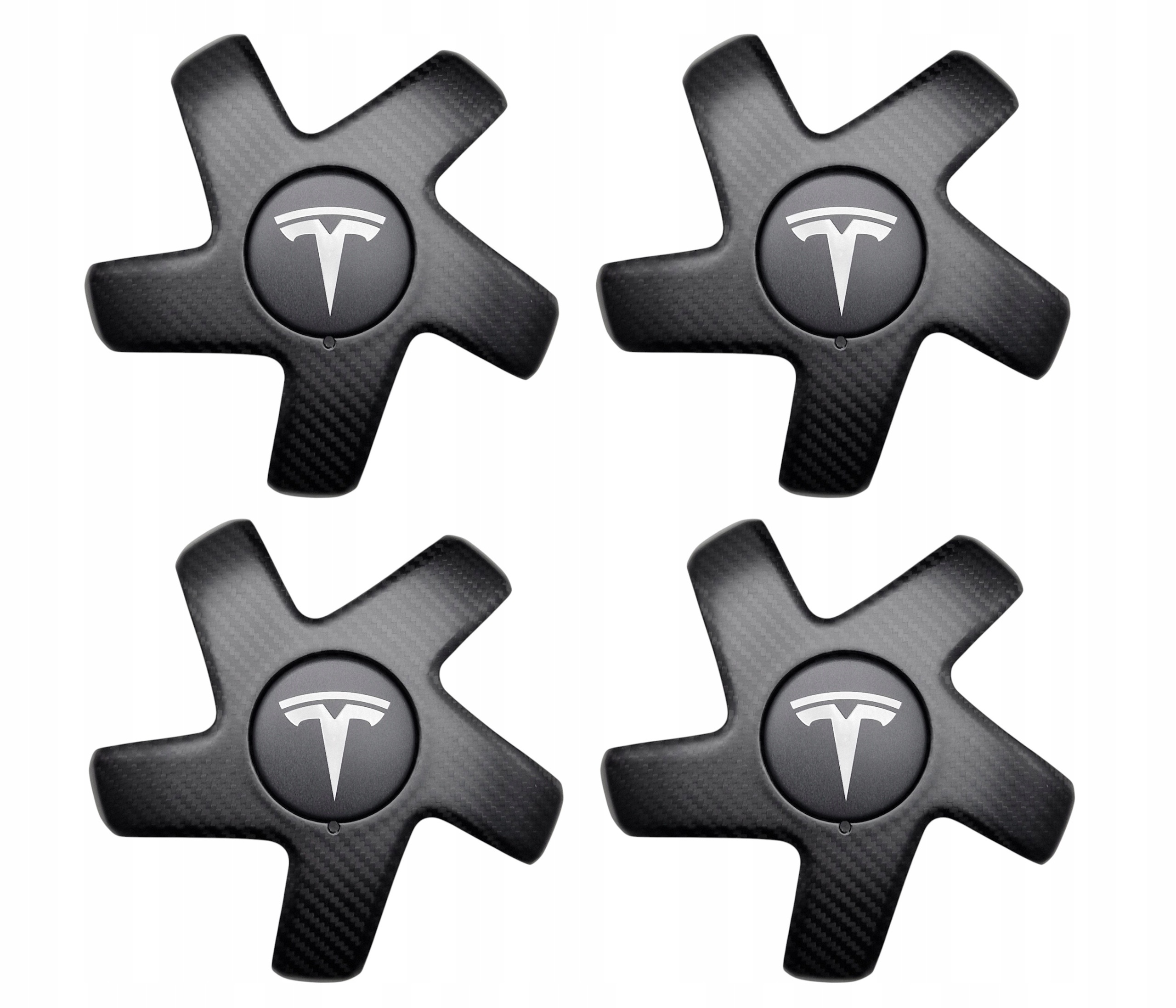 Komplet Návlekov Z Uhlíkového Vlákna Carbon Pre Tesla Model 3 Sada 4 ks