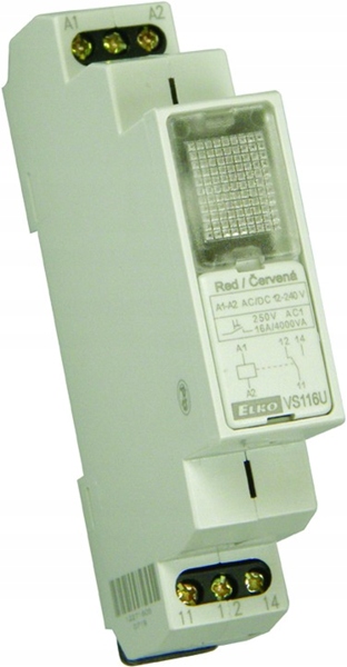 Elko Ep Relé VS116 Uni 12-240V Ac/dc Modré