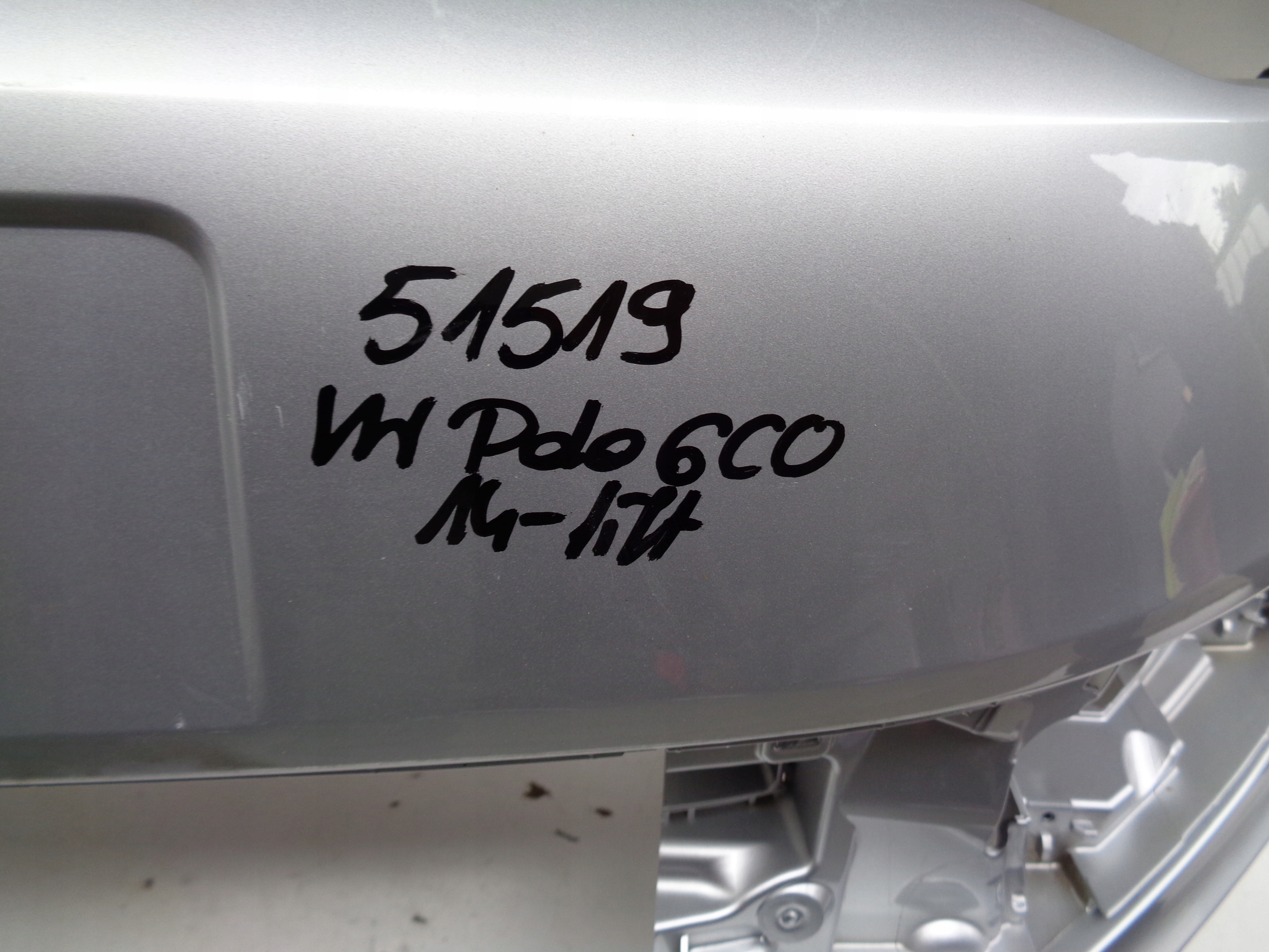 front bumper VW POLO 6C 6C0 14- LIFT NR 51519 without DZIUR