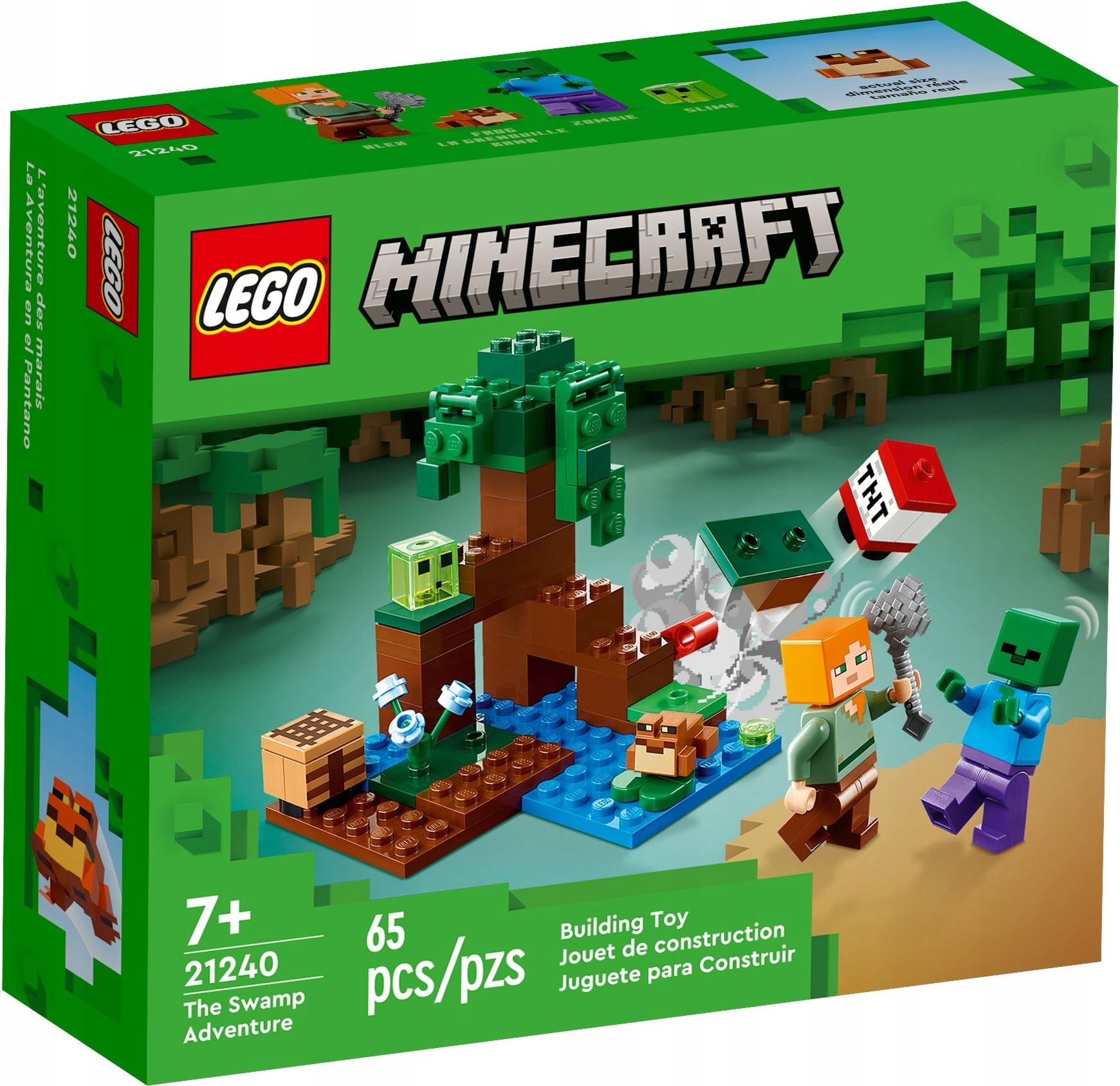 LEGO Minecraft 21240 PRZYGODA MOKRADŁA ZOMBIE MINECRAFT Marka LEGO