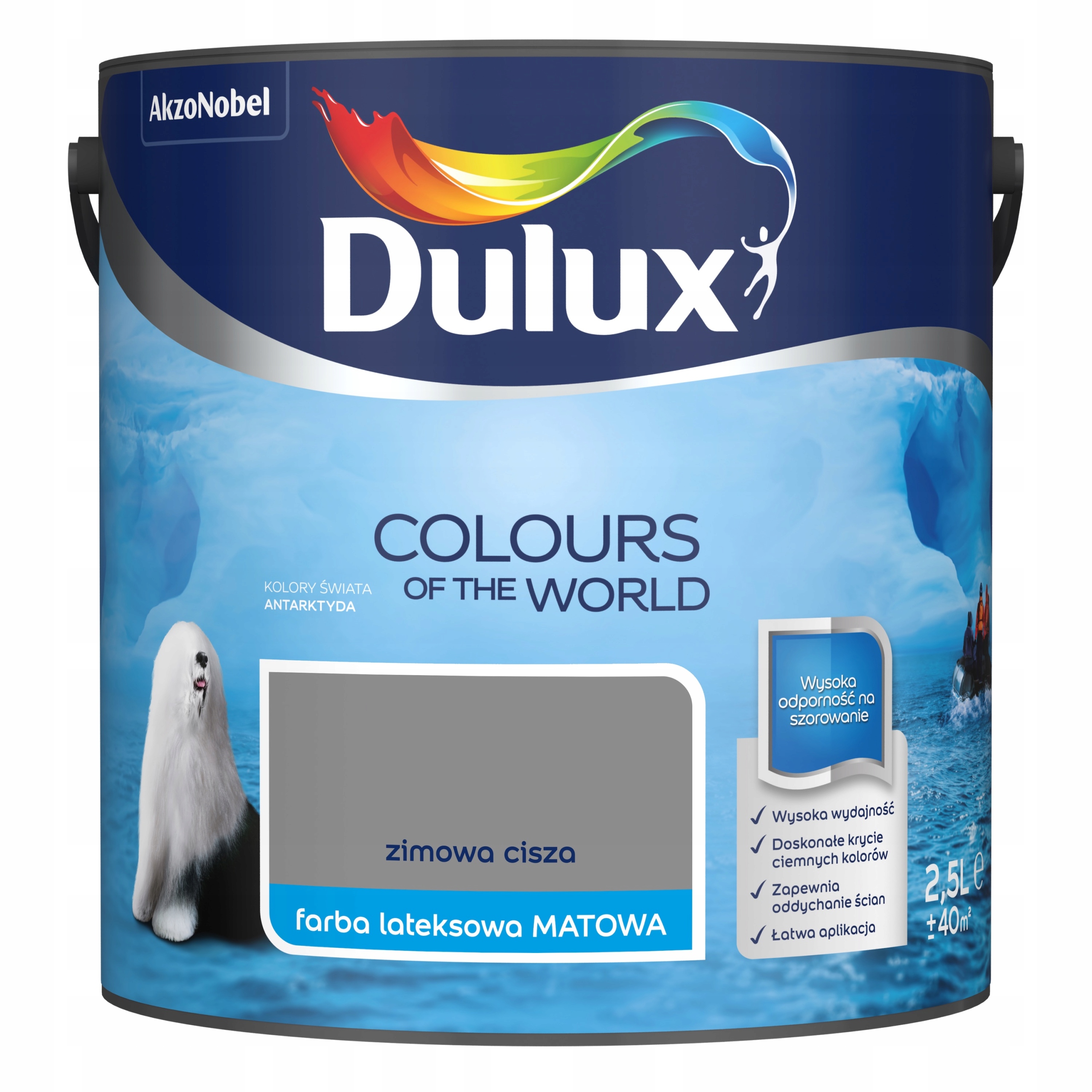 

Farba Dulux Świata Zimowa Cisza 2,5L