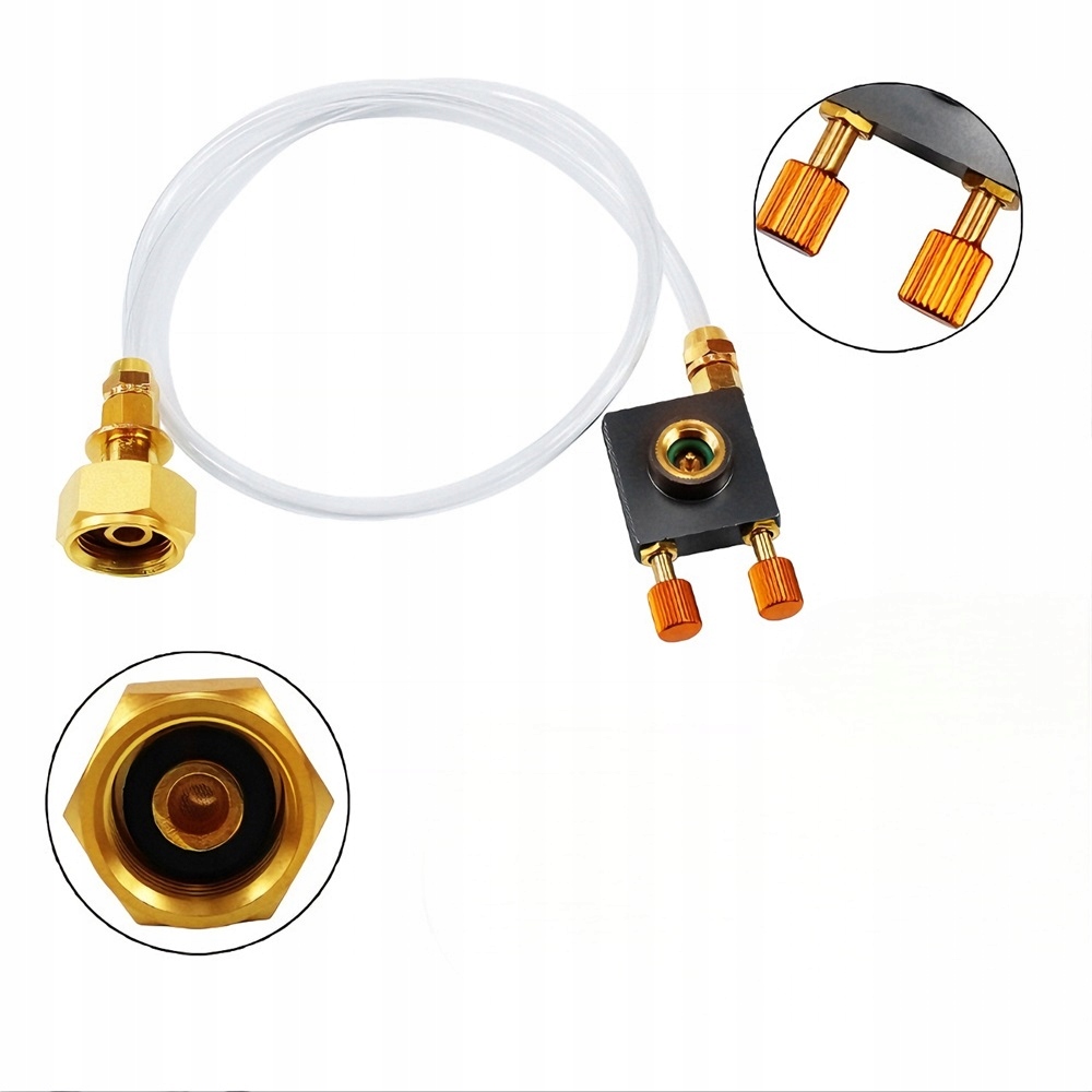 Adaptér Pro Plnění Plynové Lahve S Kartuší, Hadice 60 CM