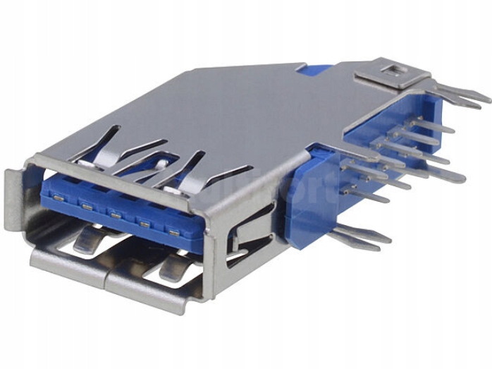 Gniazdo USB 3.0 Montażowe Boczne THT