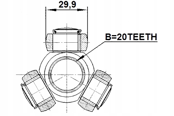 FEBEST KRZYZAK MAZDA DEMIO DY 2002-2005 JP Producent części Febest