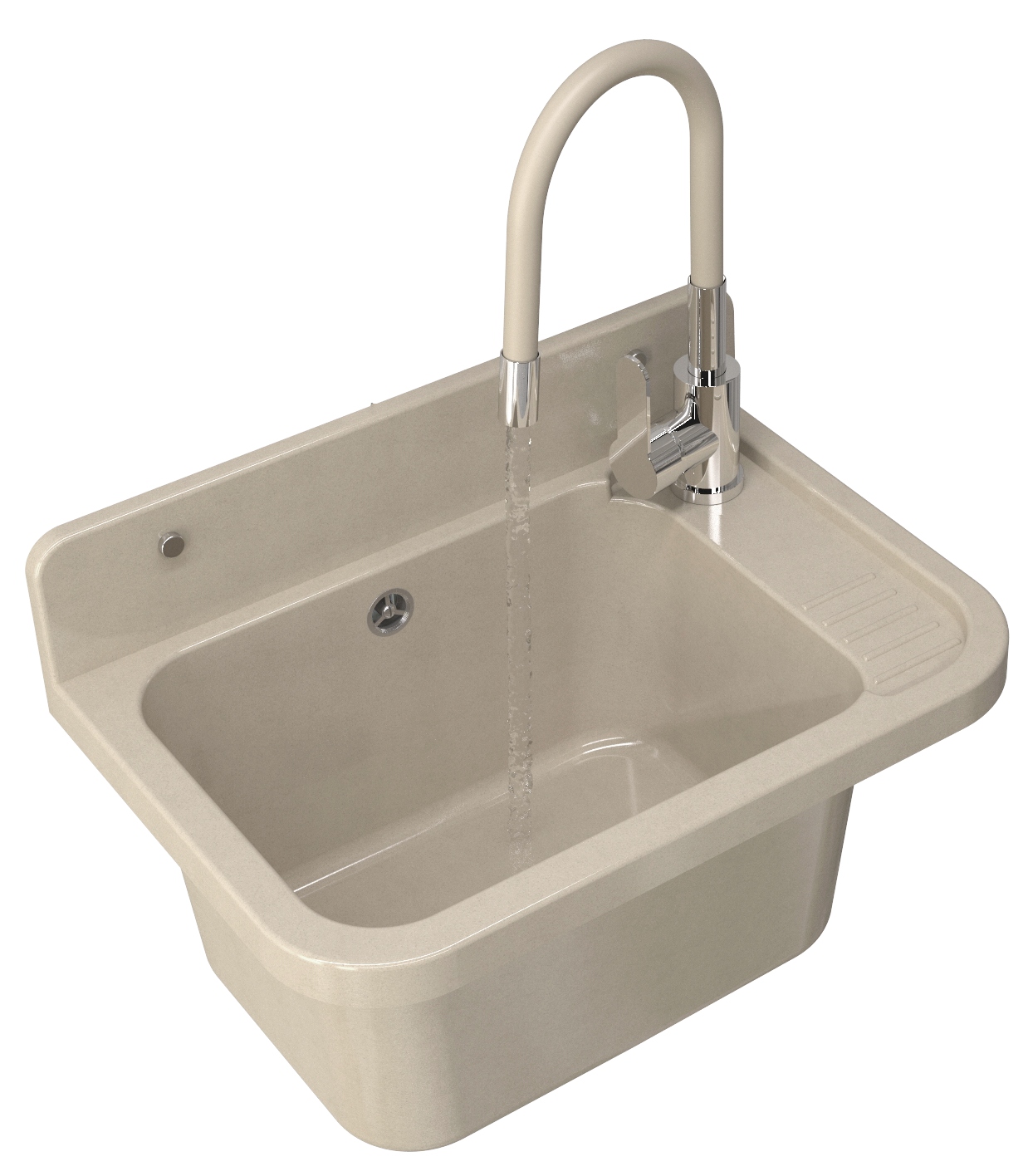 Technická Komora Technický Dřez Baterie Béžová Flexibilní Ramínko Paron