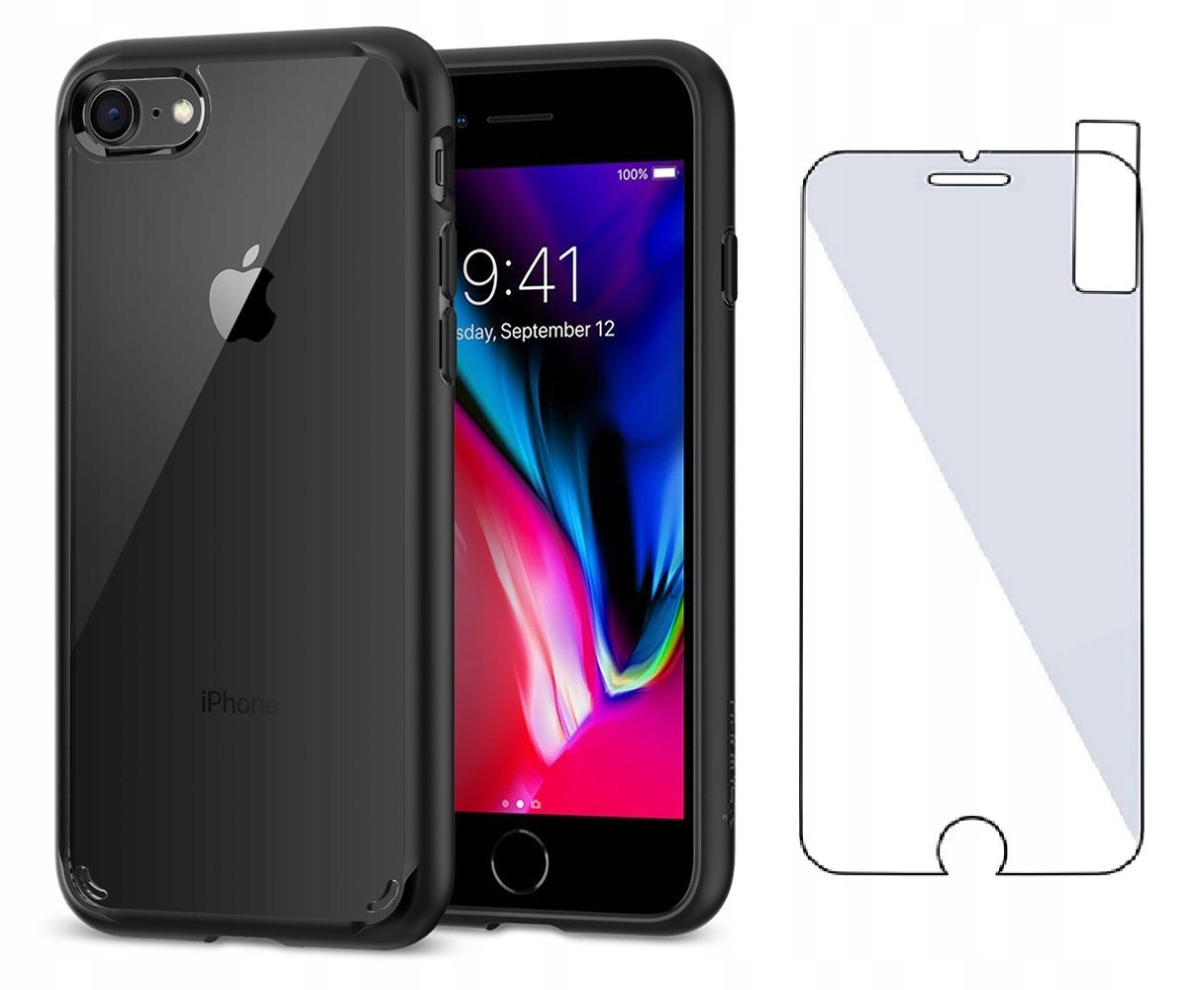 

Spigen Ultra Hybrid 2 Do Iphone 7/8 4,7'' +szkło