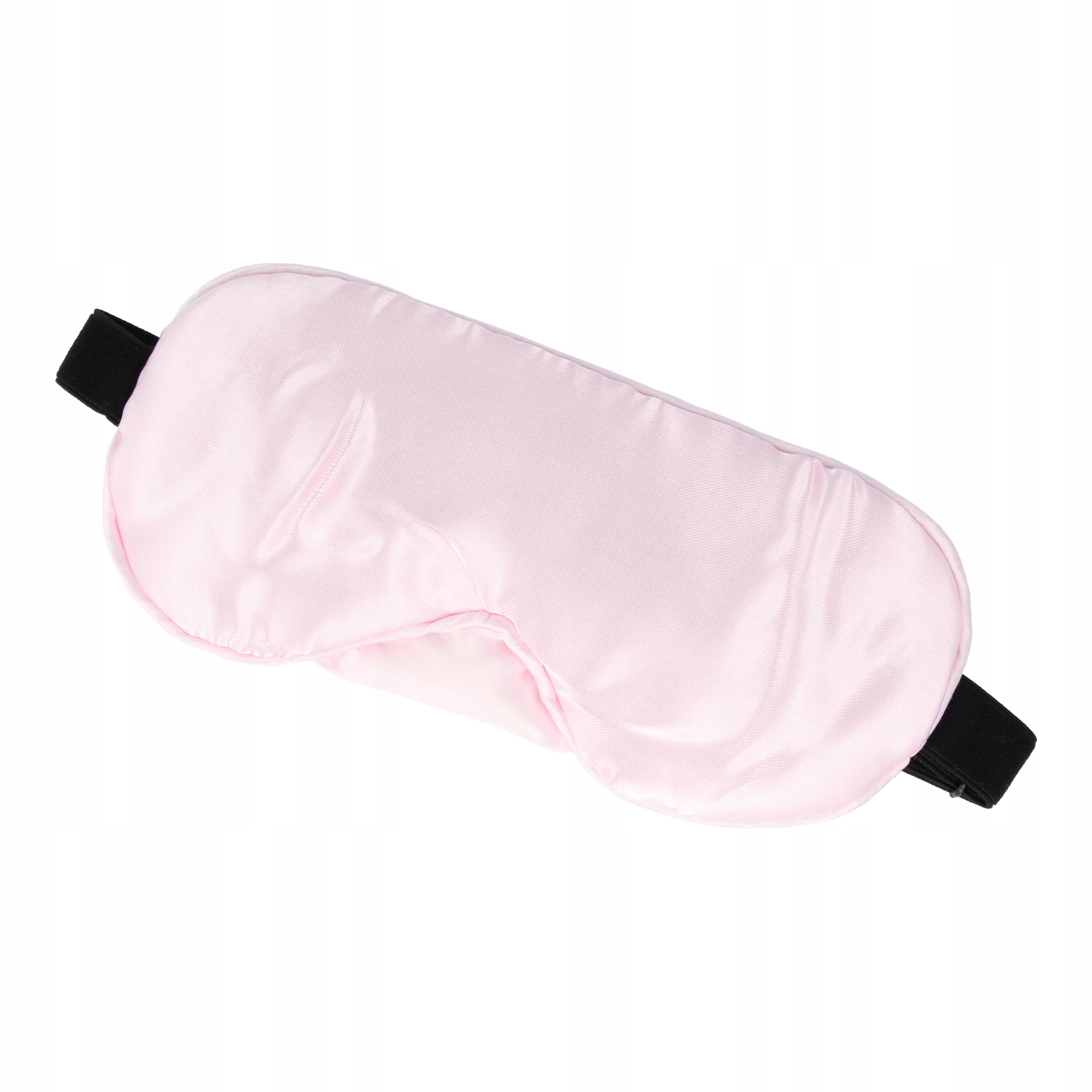 Maska na oczy do spania OPASKA z gumką RÓŻOWA