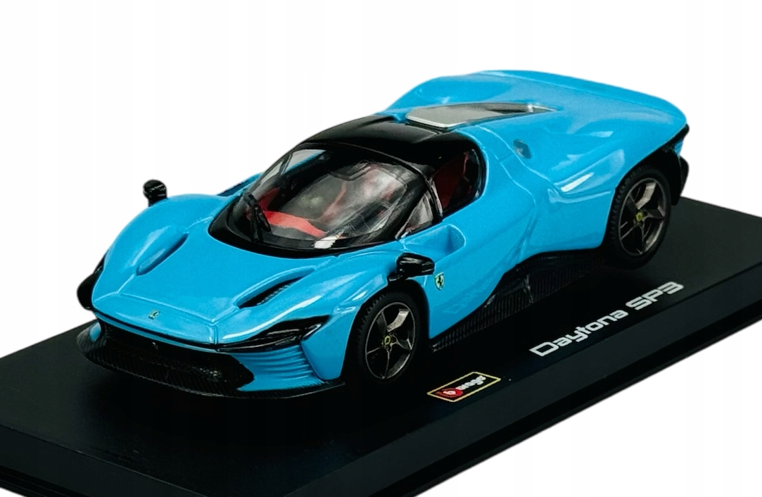 Bburago Ferrari Daytona SP3 Signature Series Modrá 1:43 Vitrína Nový