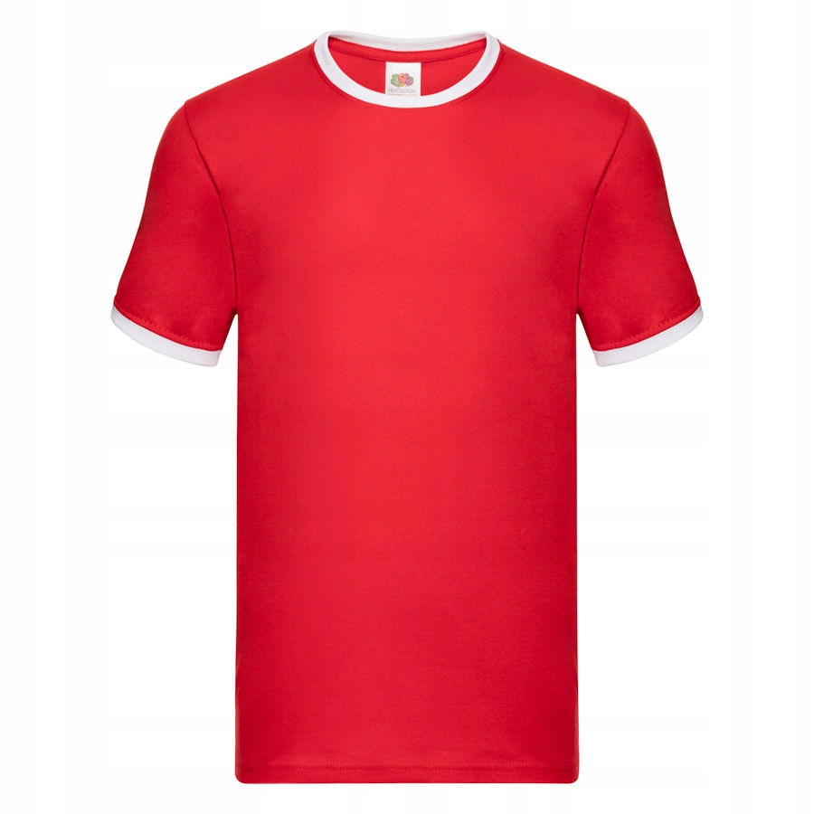 

Koszulka męska T-shirt Ringer Fruit czerw/biał 2XL