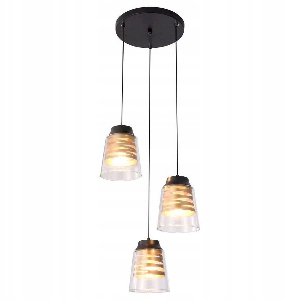Trojbodová závesná lampa nad jedálenský stôl