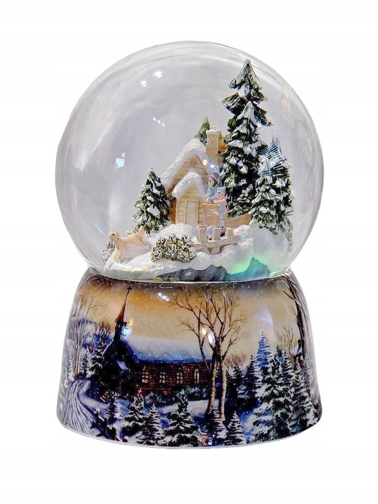 KULA ŚWIĄTECZNA POZYTYWKA CHOINKA DOMEK W LESIE