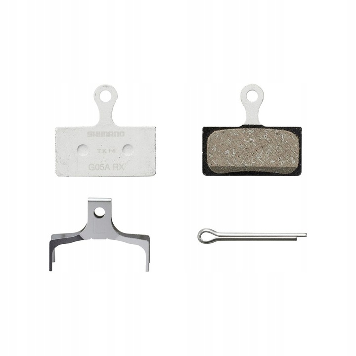 Okładziny hamulcowe Shimano G05A-RX Aluminiowe Żywiczne