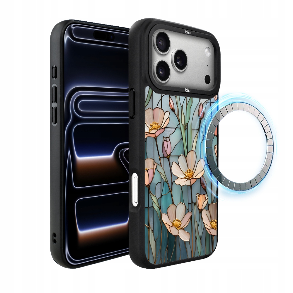 Pouzdro pro iPhone 17 Pro Ibizu DropGuard Matt s MagSafe, Šepot polních květů