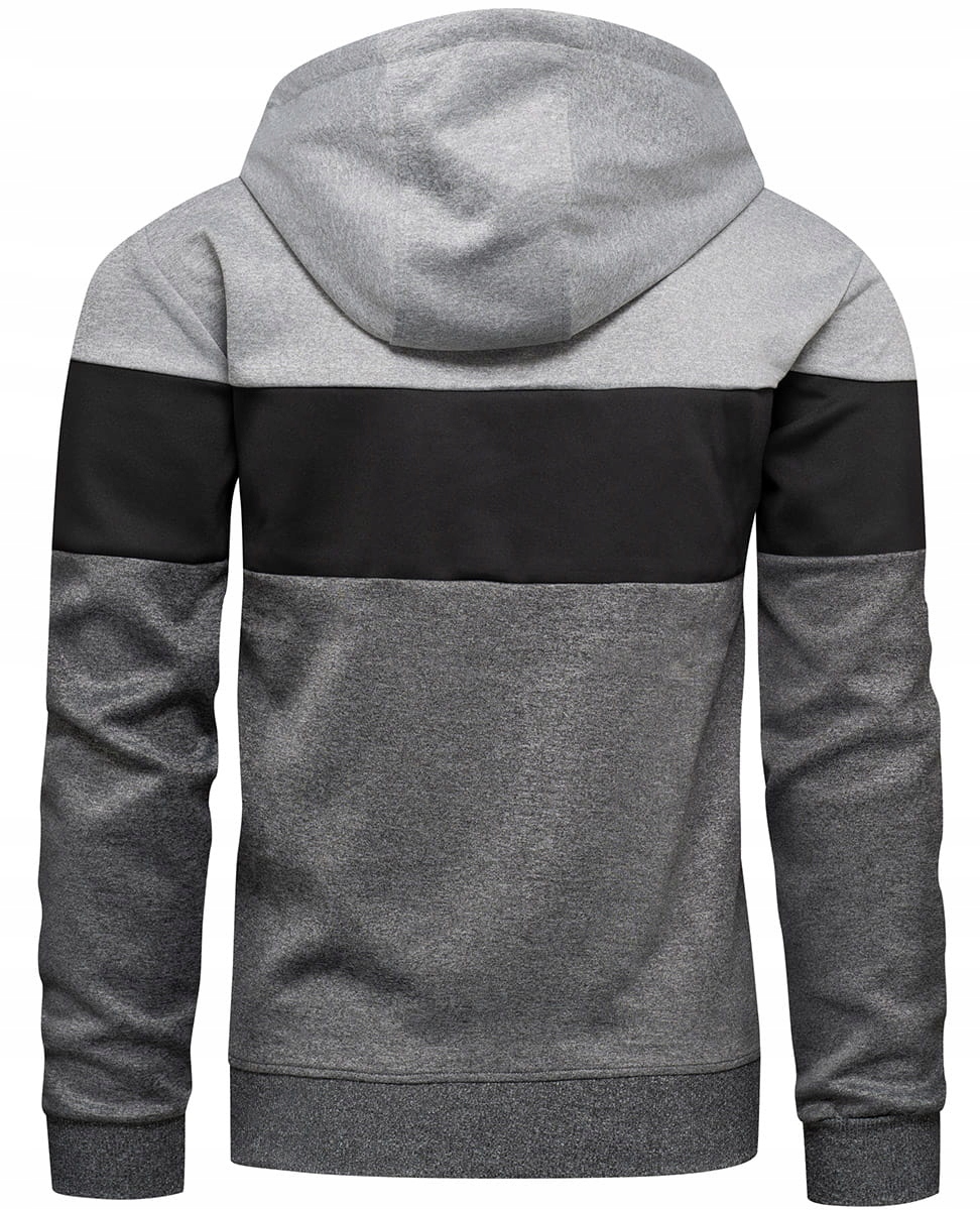 BLUZA MĘSKA Z KAPTUREM ROZPINANA L Rozmiar L