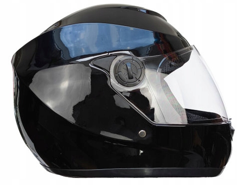 Kask na skuter motocykl motorower czarny połysk kask integralny XXL