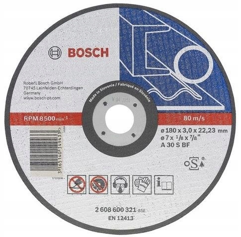Řezací kotouč rovný, 25 Ks Bosch 2 608 600 324