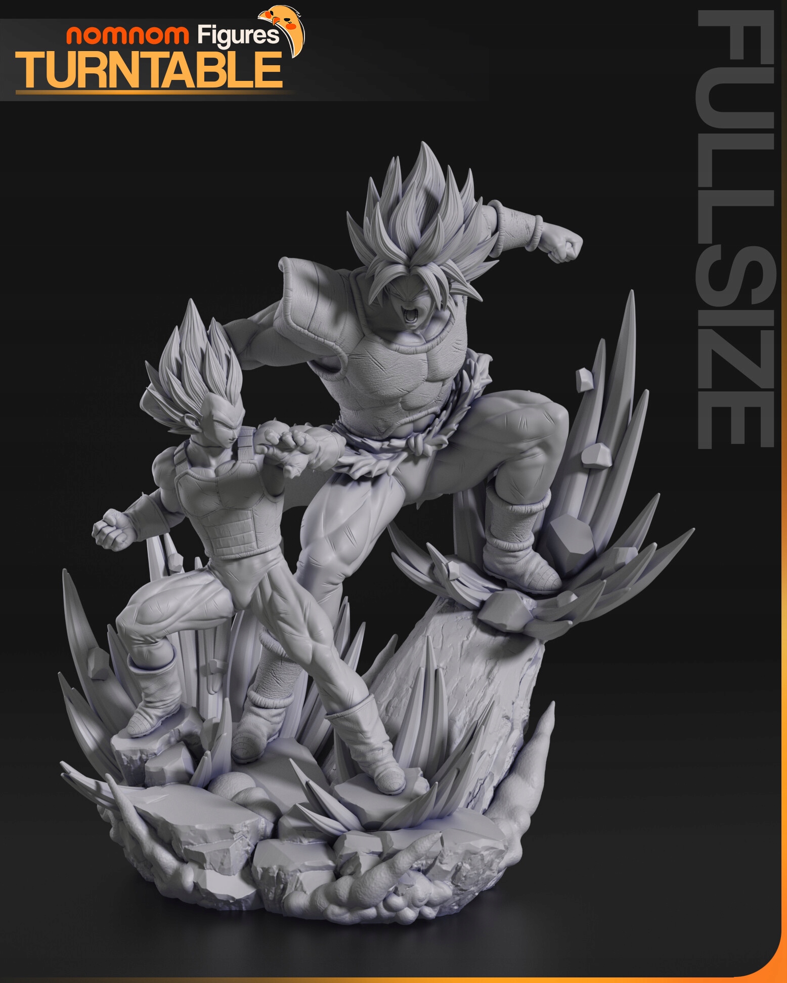 Figurka Vegeta Vs Broly Dragon Ball Z Miniatura NomNom 3D tisk 12K