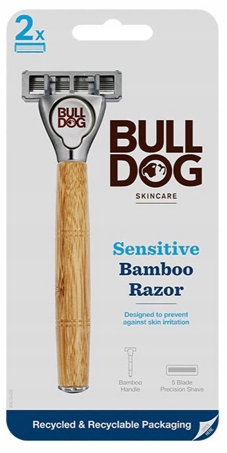 Holící strojek Bulldog Sensitive Bamboo 5 ks náhradních hlavic