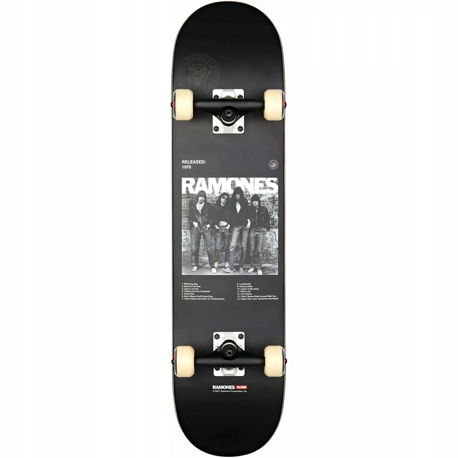 Skateboard Globe G2 Ramones 7,75" Cruiser Resin-7, Tensor Alloy, ABEC-7