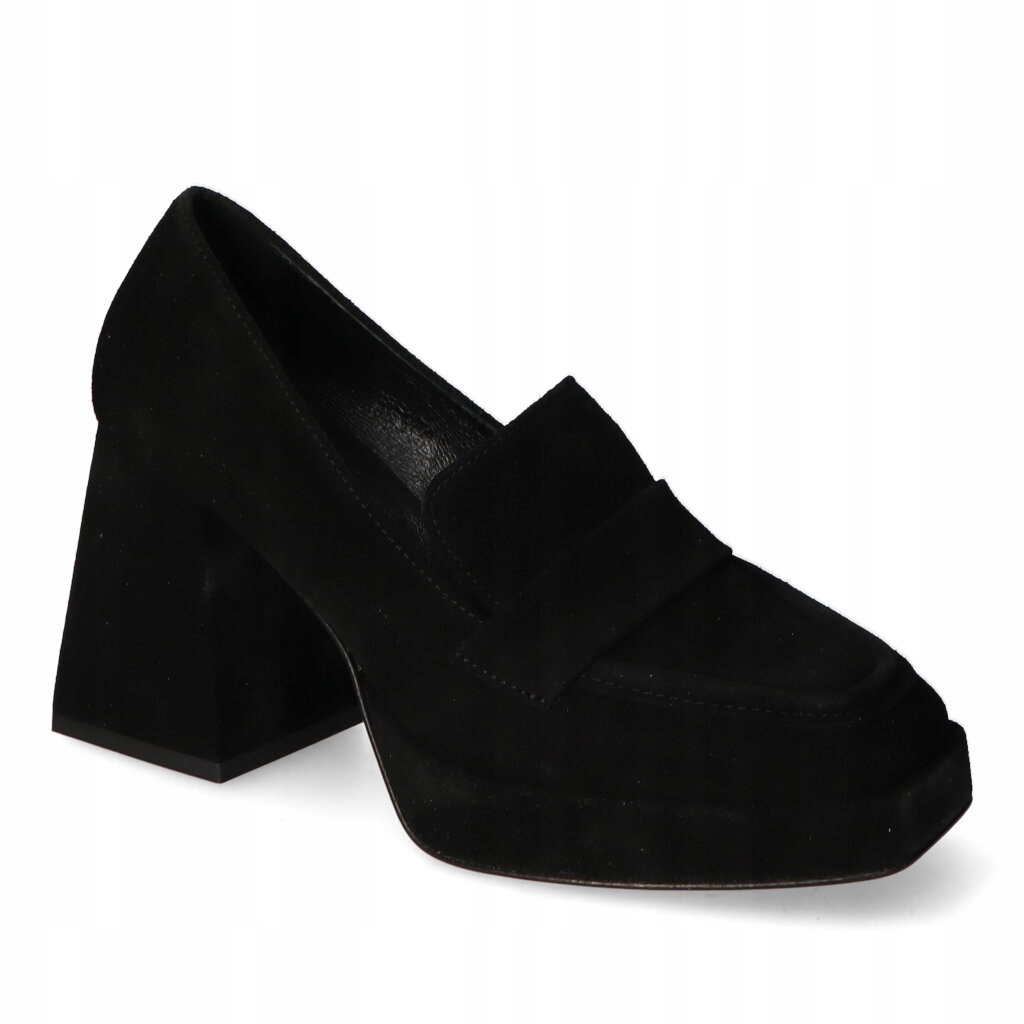 Polobotky Fabio Fabrizi 969 Černé Semiš 40