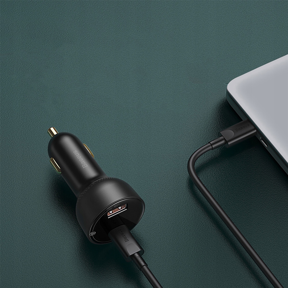 BASEUS ŁADOWARKA SAMOCHODOWA 1X USB-A 1X USB-C WYŚWIETLACZ LED PD QC 100W Liczba urządzeń ładowanych jednocześnie 2