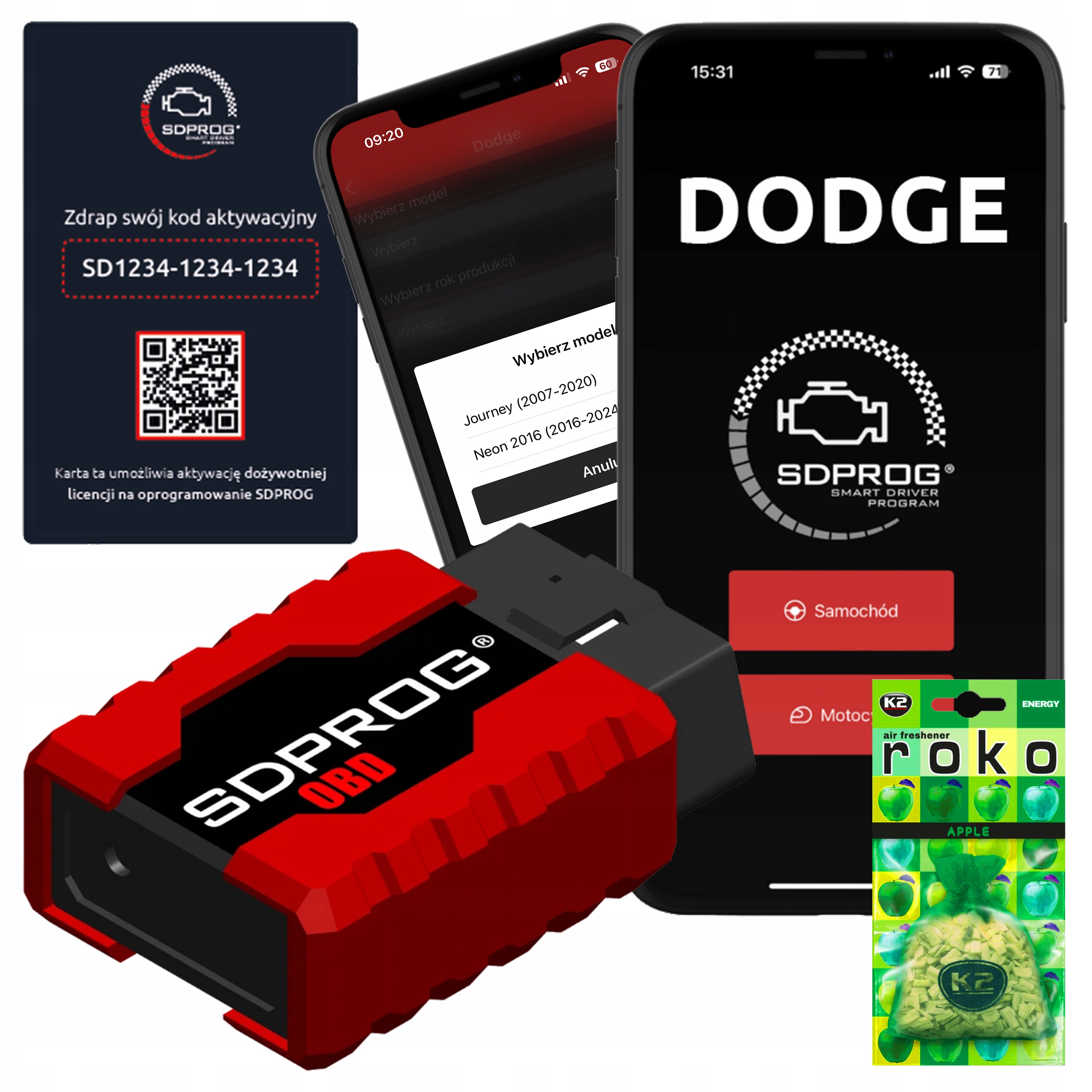 Interfejs Program Diagnostyczny Sdprog Obd Tester Dodge Durango 2011–2025