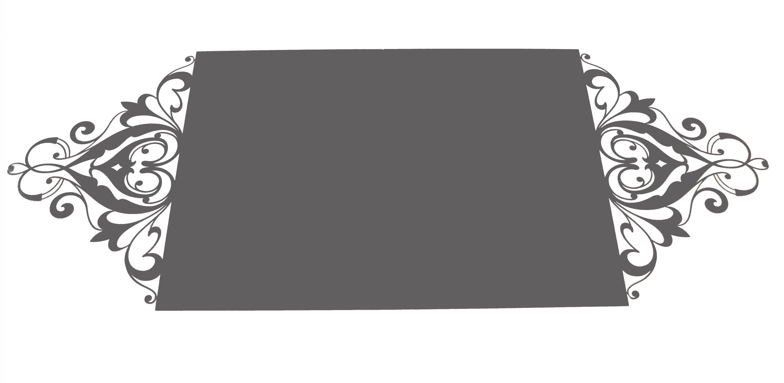 

Bieżniki Dekor 43x140 Ażur wycinany laserowo szary