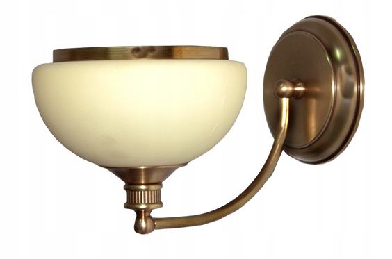 Mosadzné nástenné svietidlo, nástenná lampa z mosadze