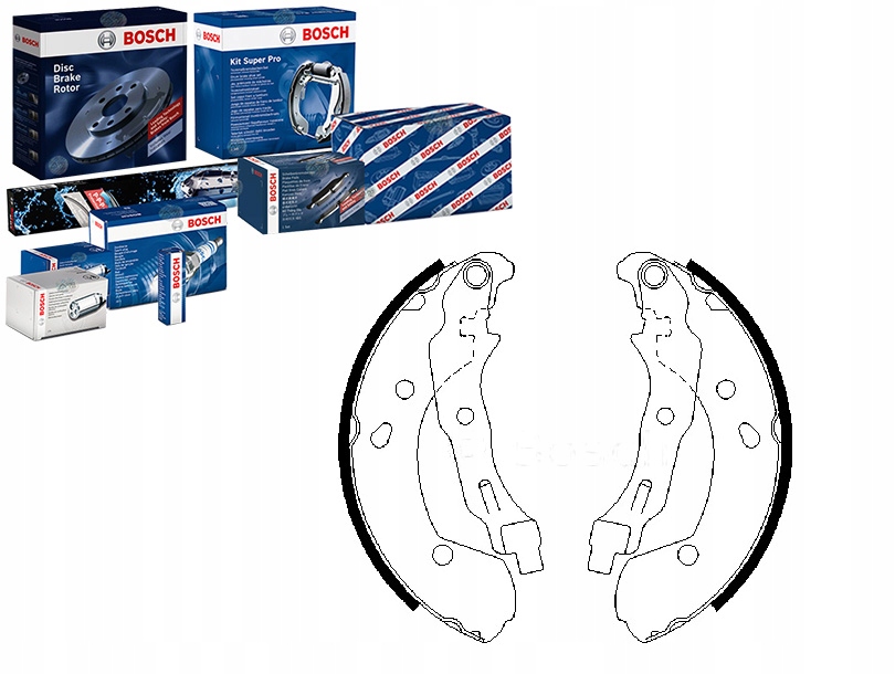 BOS0 986 487 668 Brzdové Čelisti Nissan/renault Asistent řidiče #33