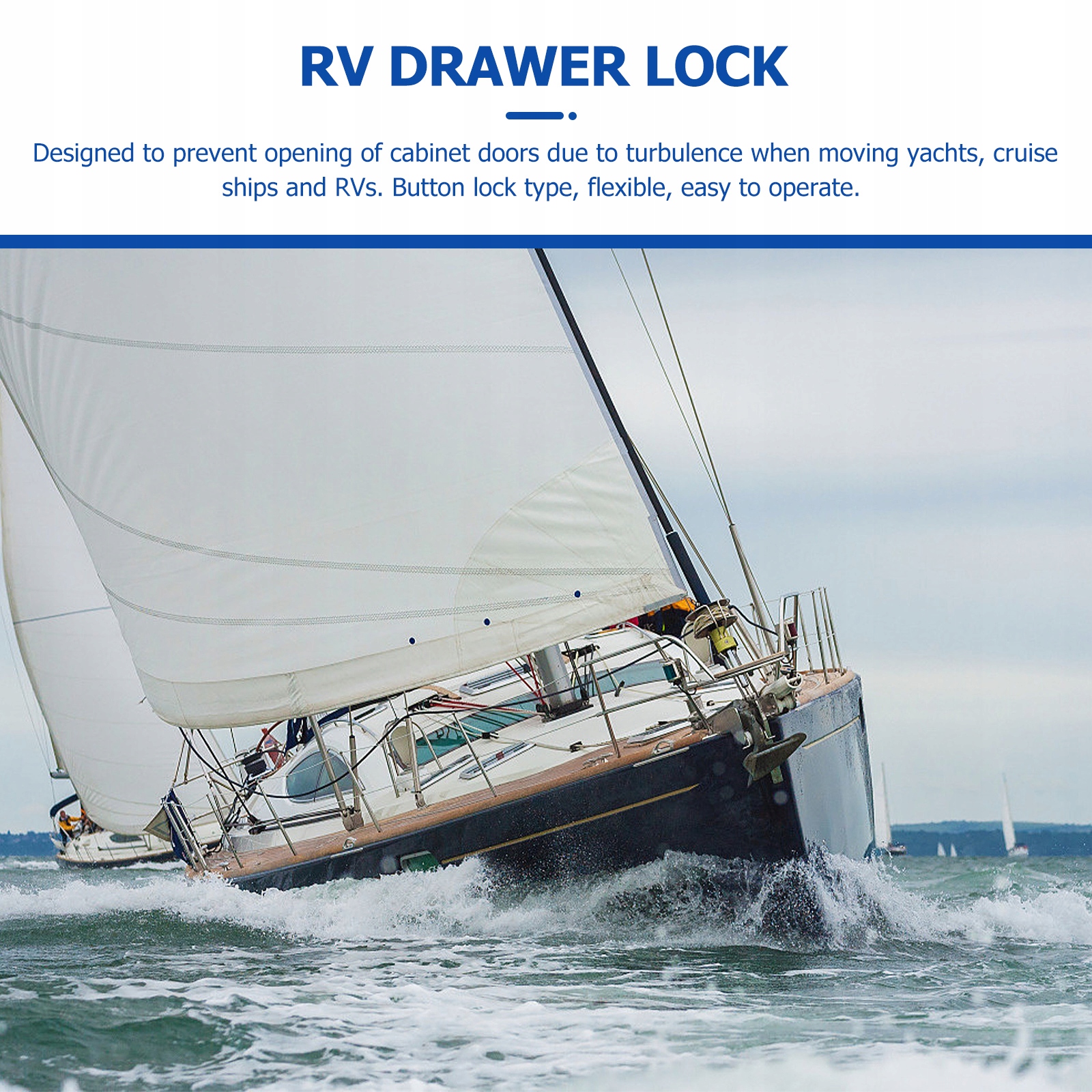 Blokada uchwytu przycisku Szafka RV Marka bez marki