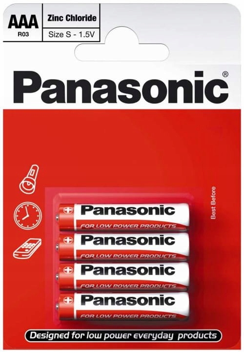 

bateria Aaa R3 cynkowo-węglowe 4 sztuki Panasonic