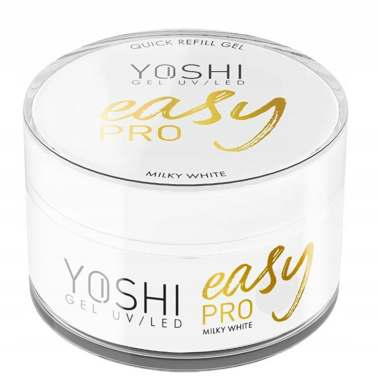 Yoshi Stavební gel na nehty Easy Pro Gel Uv Led Milky White 50 ml