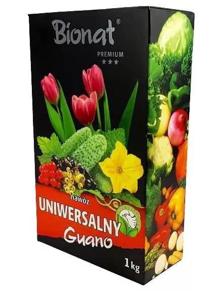 

Nawóz Naturalny Guano 1kg Uniwersalny EKOlogiczny