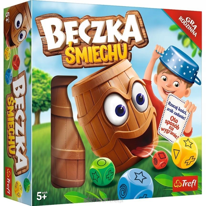

Gra Rodzinna Beczka Śmiechu Zrób Zadanie Trefl 5+