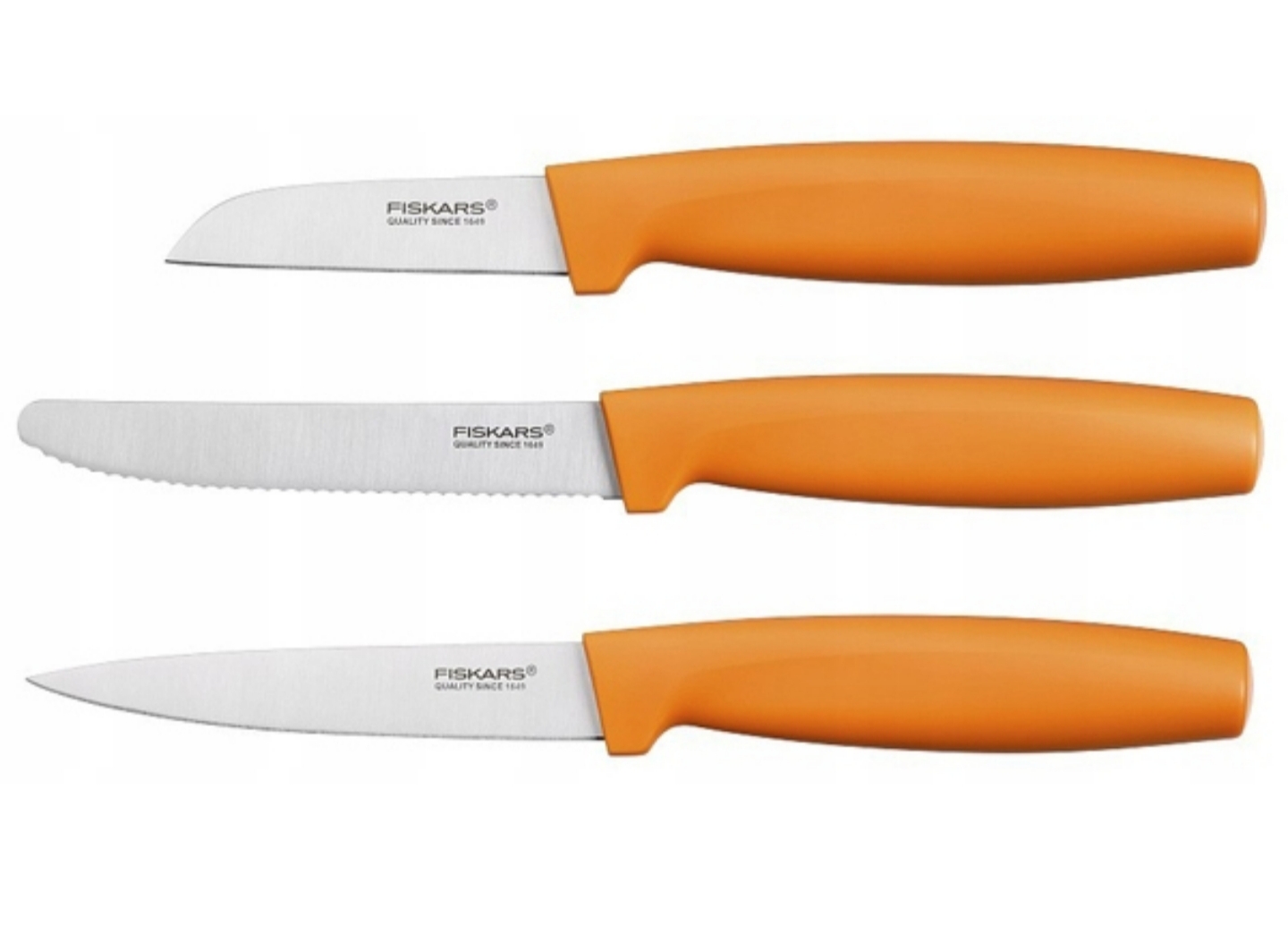 

Fiskars Ff Zestaw 3 noży, pomarańczowe 1014272