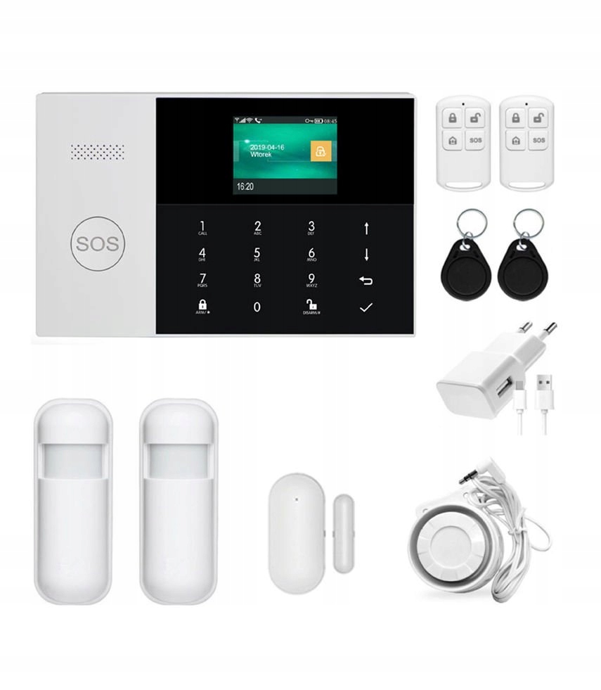 Bezdrôtový alarm gsm WiFi HXA005 R2 Poľský