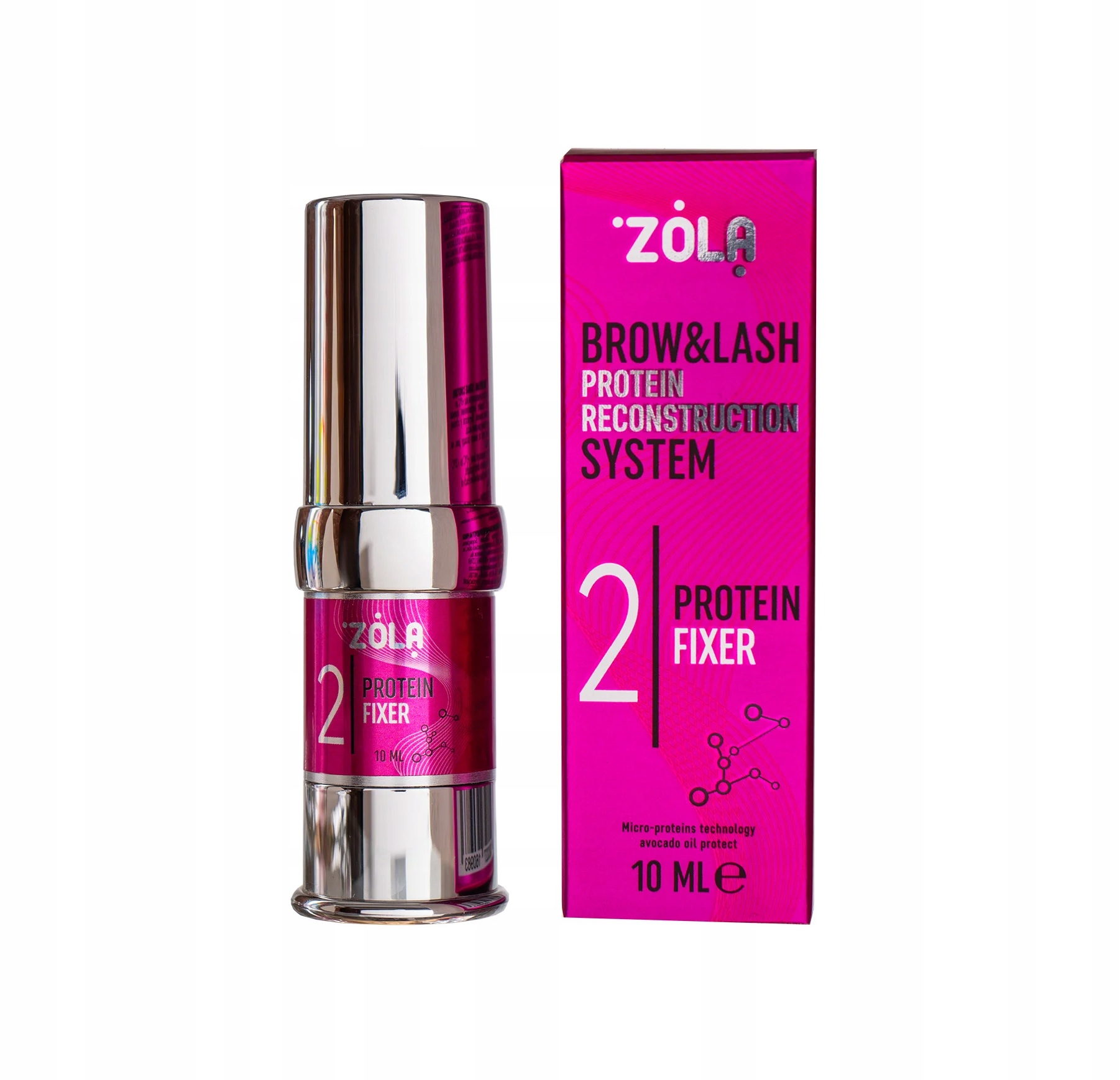 Přípravek na laminaci řas a obočí Zola No2 Protein Fixer 10 ml