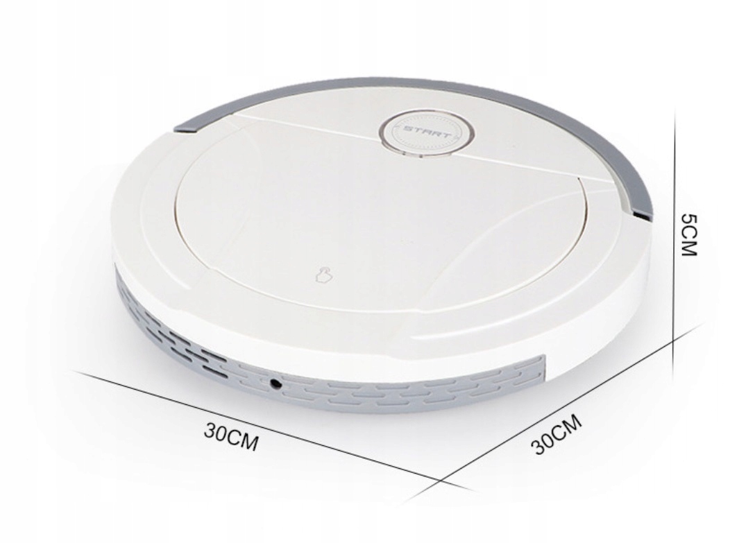 ROBOT SPRZĄTAJĄCY ODKURZACZ AUTOMATYCZNY BIAŁY Czas pracy bezprzewodowej 150 min