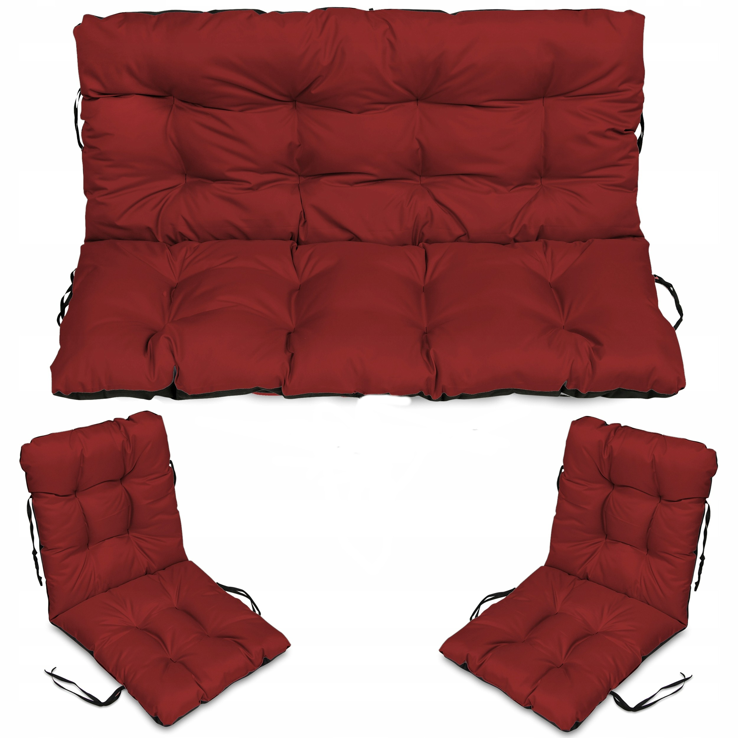 

Zestaw poduszki na meble Rattan 180x60x50 2+1 bord
