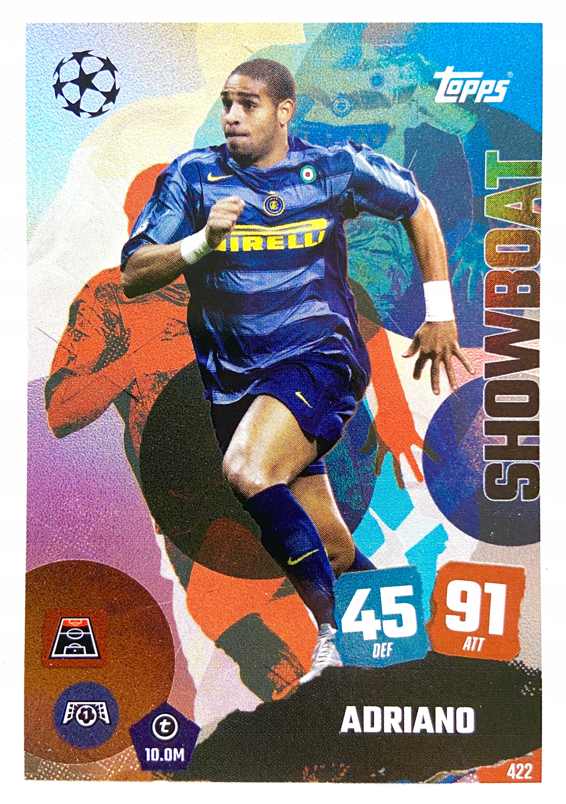 Match Attax Ucl 2025/26 2026 Showboat 422 Adriano Inter