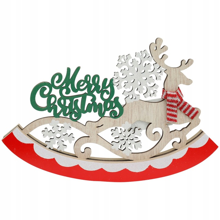 Bujająca się figurka BOŻE NARODZENIE MDF